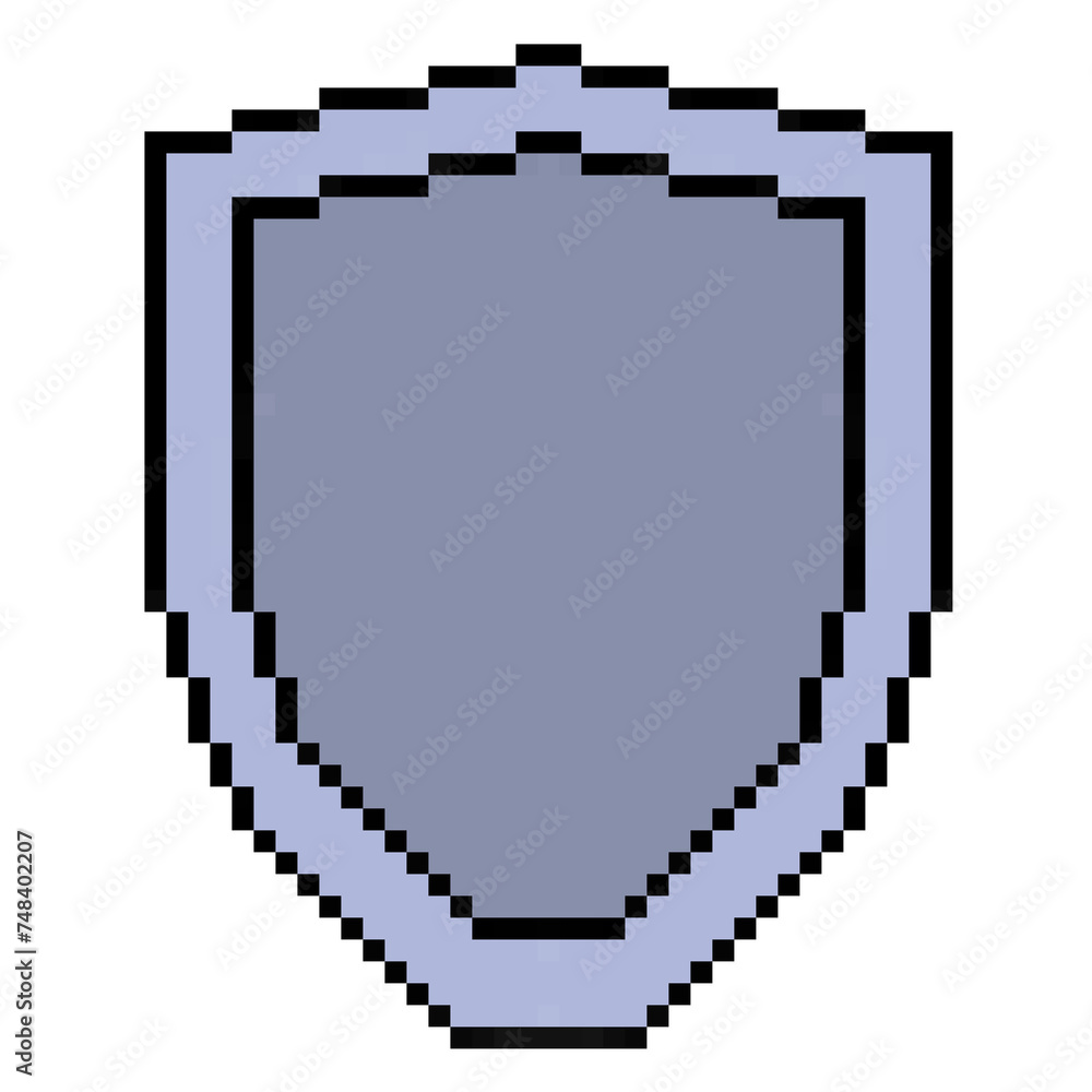 Shield Protection Pixel Art Style Shield Protection Pixel Art Style