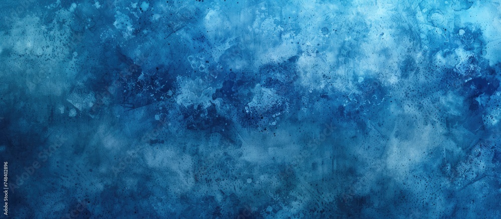 The blue background is filled with numerous small white clouds scattered across the sky, creating a serene and picturesque scene. The blue background is filled with numerous small white clouds scattered across the sky, creating a serene and picturesque scene.