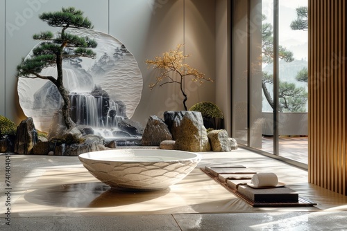 Bring the outdoors in with nature-inspired elements. Explore the use of natural materials, indoor plants, and soothing earthy tones to create a connection with nature within your Zen retreat. 