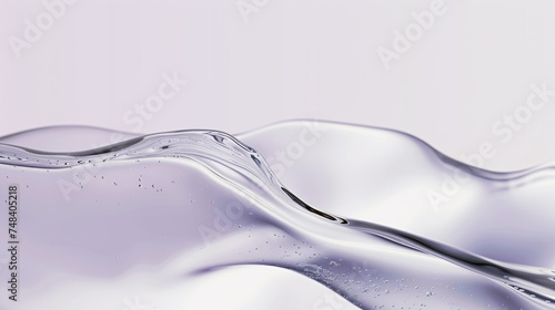 透明感と純粋な輝きを映すモダンな水の波背景