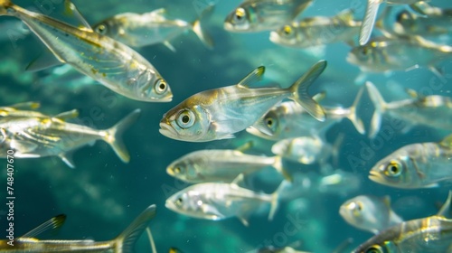 A school of shimmering fish dart through the crystal clear waters their movements seemingly choreographed by some unseen force. In reality it is the oceans complex ecosystem