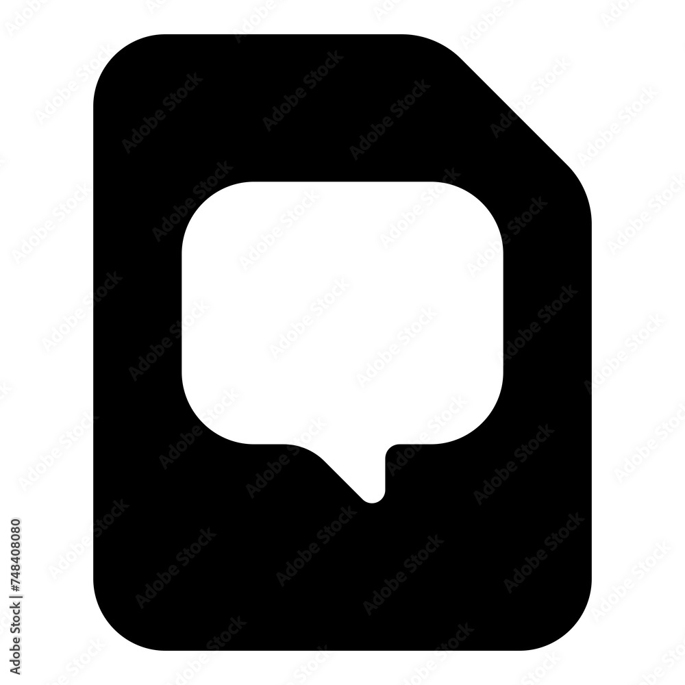 Message icon for chat, communication and conversation Message icon for chat, communication and conversation