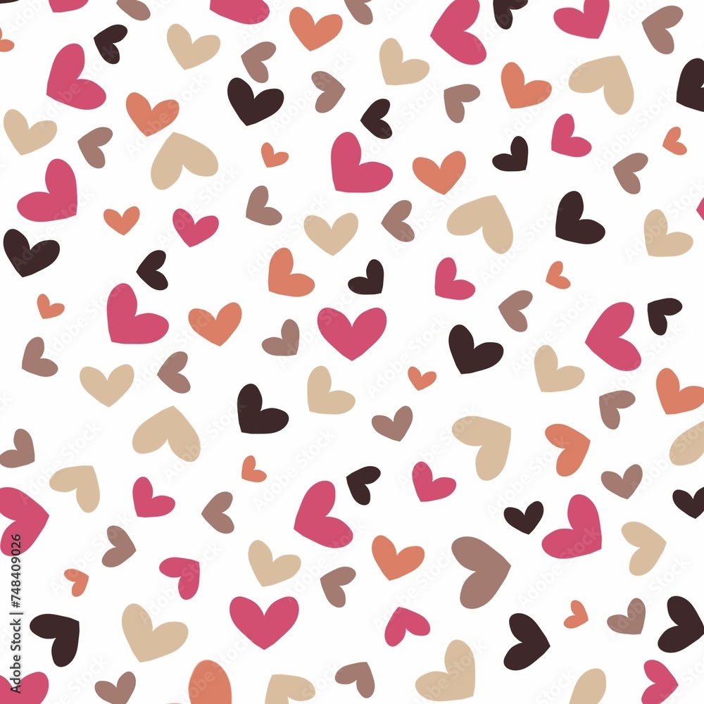 Valentine Heart Pattern Abstract Illustration Valentine Heart Pattern Abstract Illustration