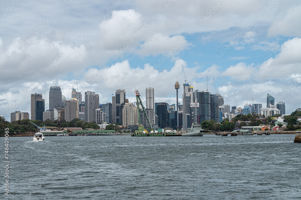 Cityscape of Sydney.