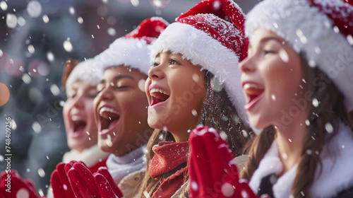 The familiar sound of Jingle Bells and other classic Christmas songs can be heard playing in every store restaurant and car radio bringing people together with a sense of
