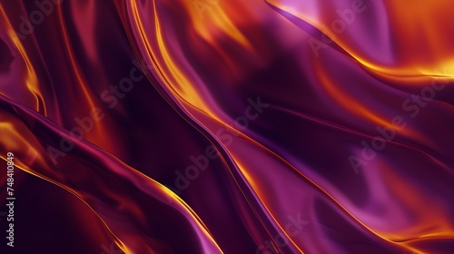 Dark purple fuchsia orange brown abstract background Gradient Elegant colored background with space for design : Generative AI