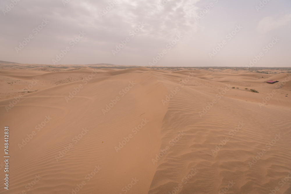 Badain Jaran Desert, largest desert in China, located in Inner Mongolia, China