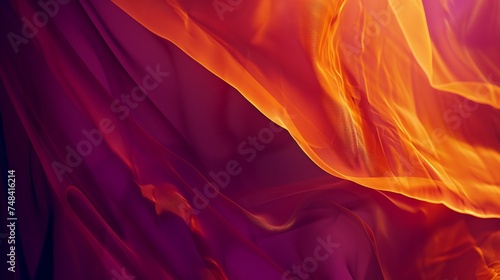 Dark purple fuchsia orange brown abstract background Gradient Elegant colored background with space for design : Generative AI
