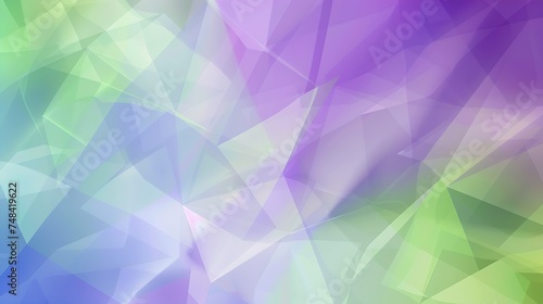 Purple blue green abstract background Geometric pattern Modern background with space for design Web banner Illustration Website header Panoramic : Generative AI