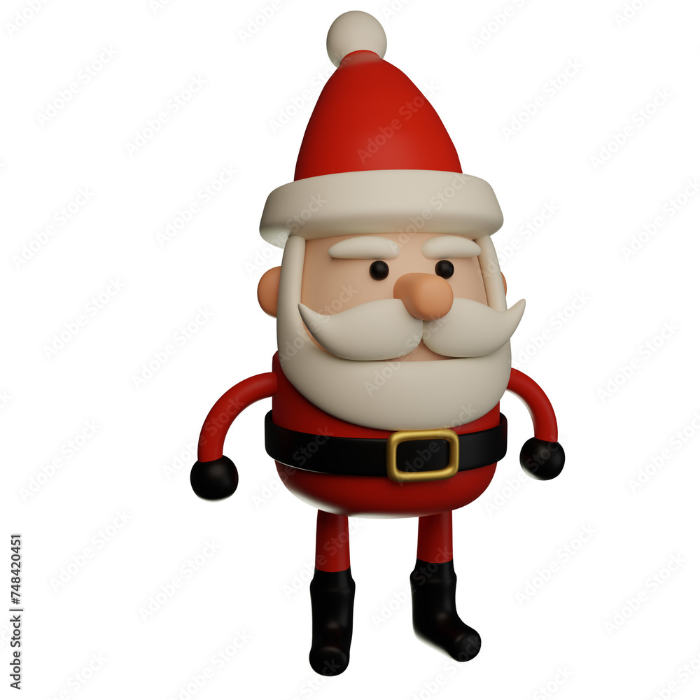 santa claus isolated on white background