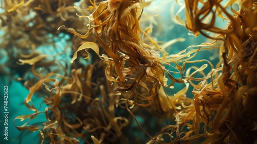 The thick tangling mass of Sargassum creates a mazelike environment for sea creatures transforming the ocean floor into a labyrinth of twists and turns. An endless labyrinth
