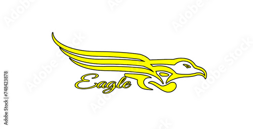 Eagle symbol as a sign of strength photo