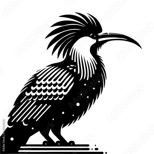 Hoatzin Simple and Clean Logo Icon