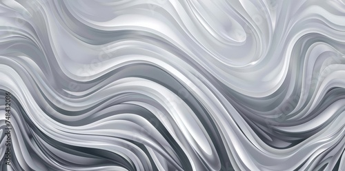 A background featuring wavy lines in white and gray colors  creating a dynamic and modern visual effect suitable for various design projects.