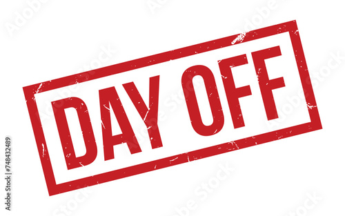 Day Off Rubber Stamp Seal Vector