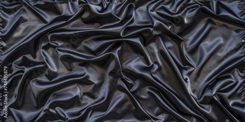 a black silk fabric texture square sample patch. --ar 2:1 --stylize 50 Job ID: f83c42a1-e3d8-4b65-a06a-11b53326ce5d