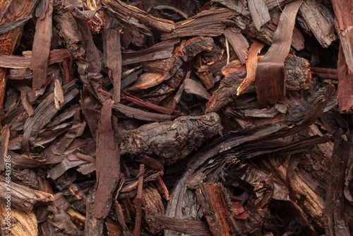 Photography Close-up of Dry Alkanet or Ratan Jot (Alkanna tinctoria) roots, Full-Frame wallpaper