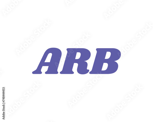 ARB Logo design vector template
