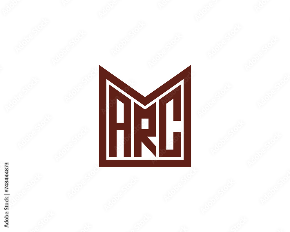 ARC logo design vector template