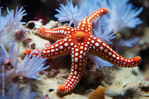 Starfish On the Reef In Sipadan Malaysia