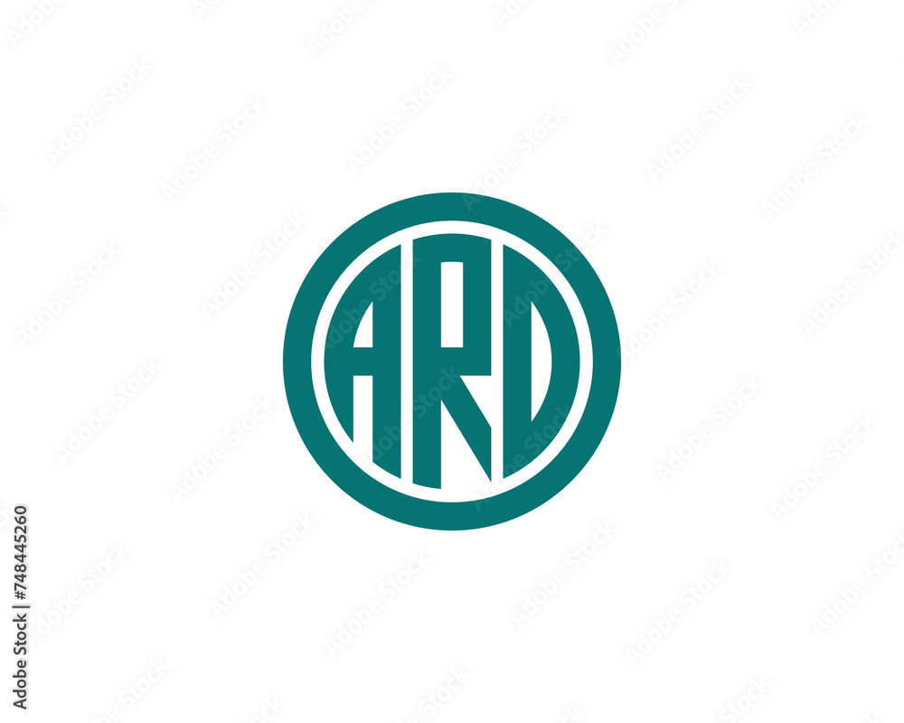 ARD logo design vector template
