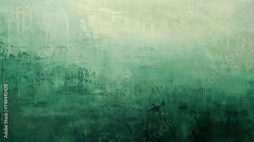 Textured Green Grunge Paint Wall Backdrop