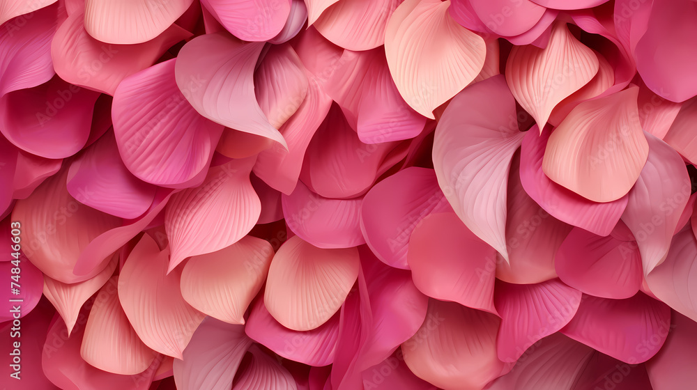 Beautiful petals macro floral abstract