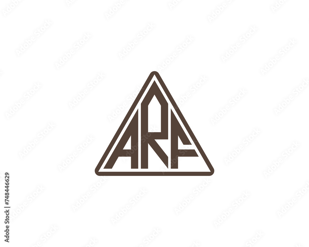 ARF logo design vector template ARF logo design vector template