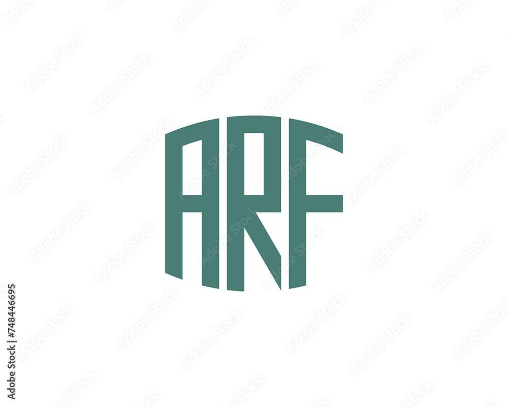 ARF logo design vector template ARF logo design vector template