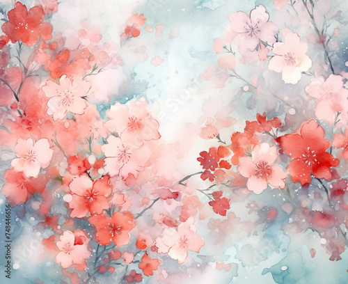 background with blossom
