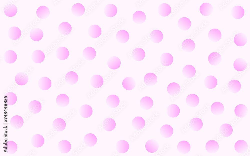 Pink palette rounds background, Abstract Background with round circles