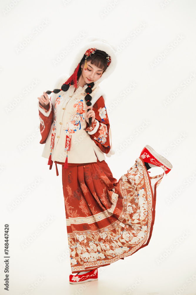Obraz premium Chinese Peking Opera female characters