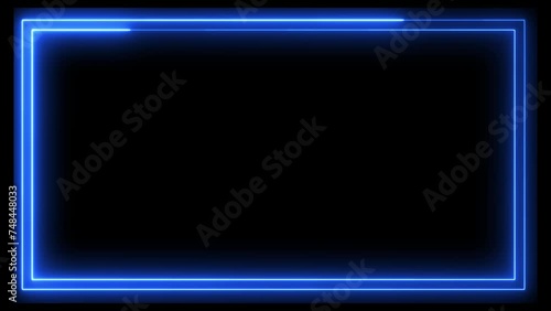 LOOP POPULAR abstract seamless background blue purple spectrum looped animation fluorescent ultraviolet light 4k glowing line Abstract background web neon box pattern LED screens projection technology photo