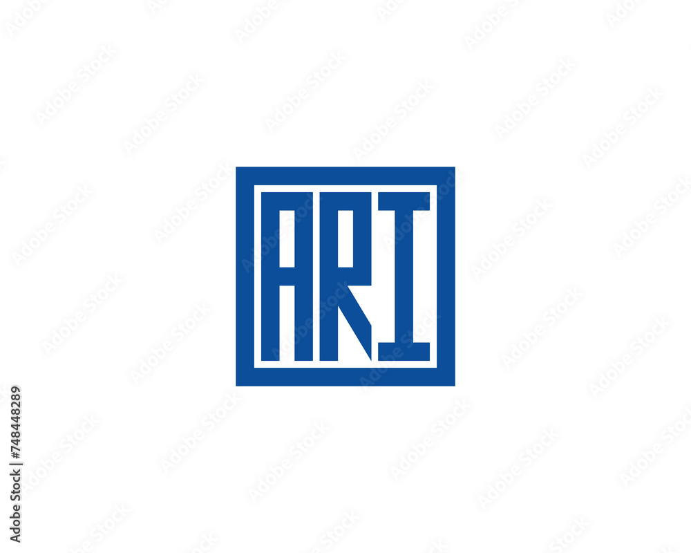 ARI logo design vector template ARI logo design vector template