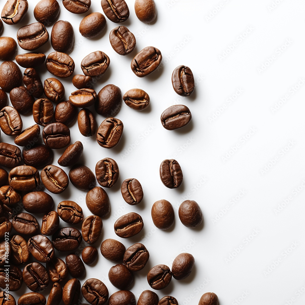 Photo of coffee beans background decoration Photo of coffee beans background decoration