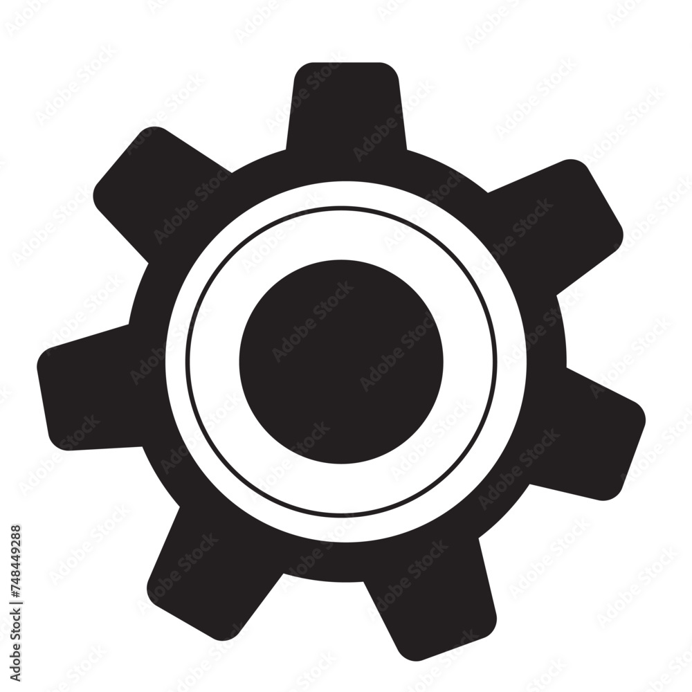 Gear vector logo icon template. Machine, progress, teamwork Gear vector logo icon template. Machine, progress, teamwork