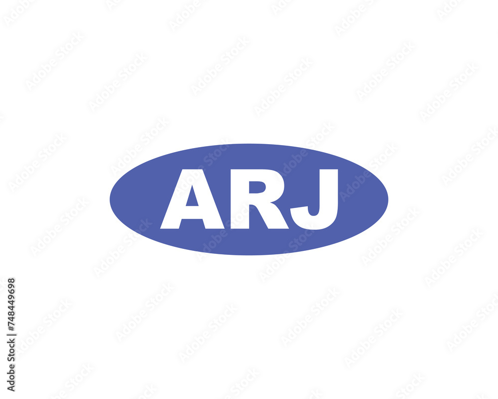 ARJ logo design vector template ARJ logo design vector template