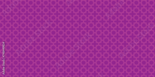 Vector geometric pink square line element round striped mosque or fabric design tile and structure wallpaper.