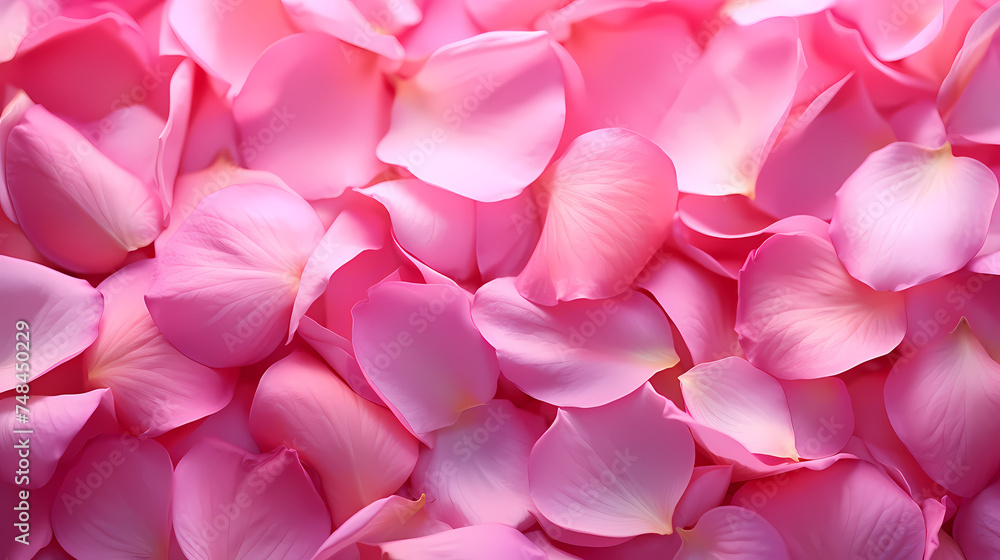 Close-up of scattered petals conveys romance and elegance Close-up of scattered petals conveys romance and elegance
