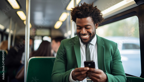 photo of bus passengers, public transportation