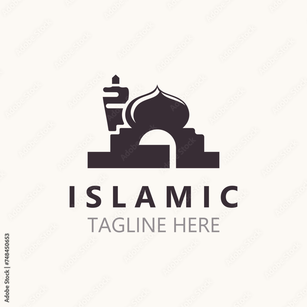 Islamic Mosque Logo design, template Islamic, Islamic Day Ramadan vector graphic creative illustration idea Islamic Mosque Logo design, template Islamic, Islamic Day Ramadan vector graphic creative illustration idea