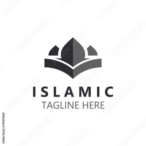 Islamic Mosque Logo design, template Islamic, Islamic Day Ramadan vector graphic creative illustration idea