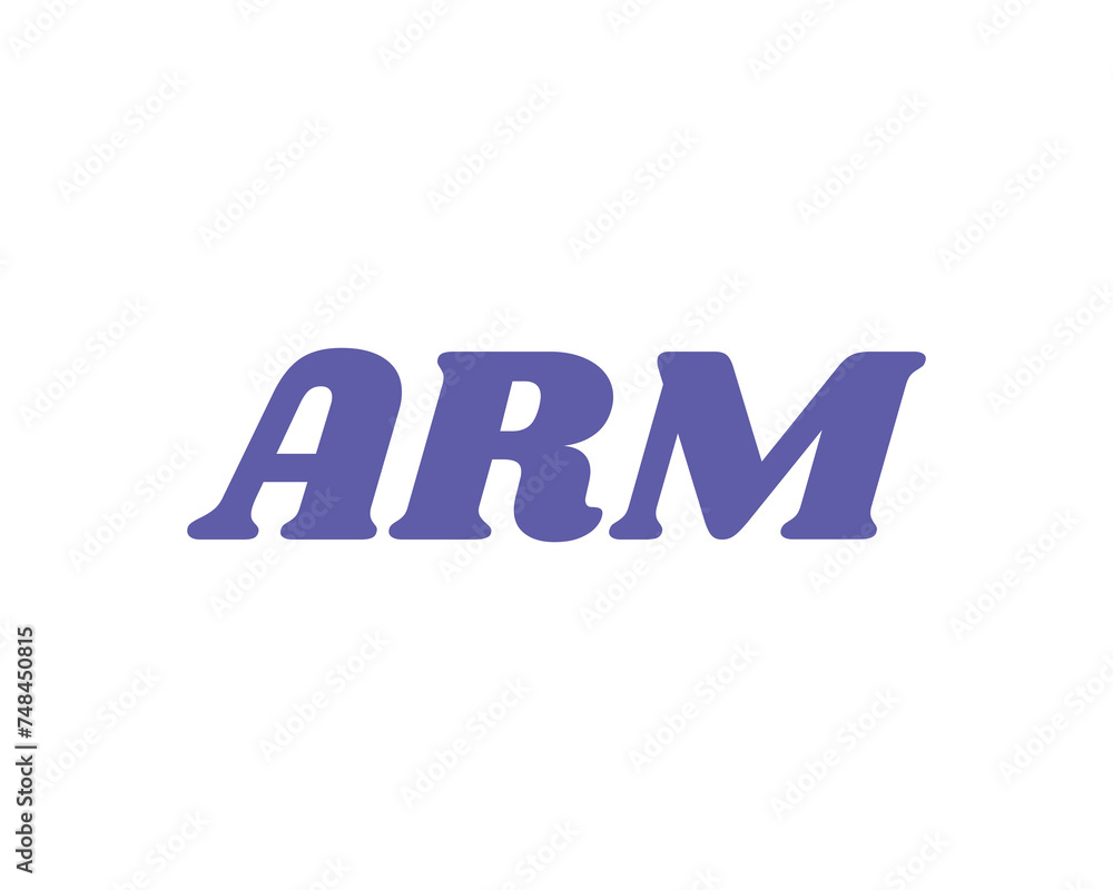 ARM Logo design vector template