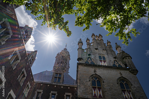 Historic building in Middelburg in the province of Zeeland in The Netherlands.