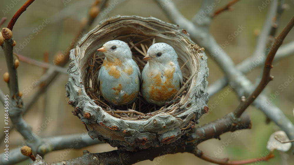 Denim Birds Nesting in Nooks: Casual Dwelling II