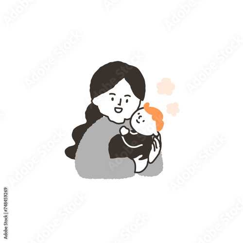 愛情が溢れる母子