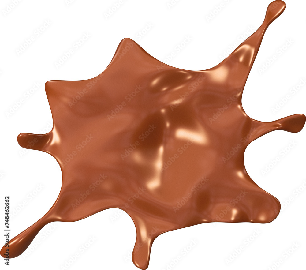 chocolate dripping 3D chocolate dripping 3D