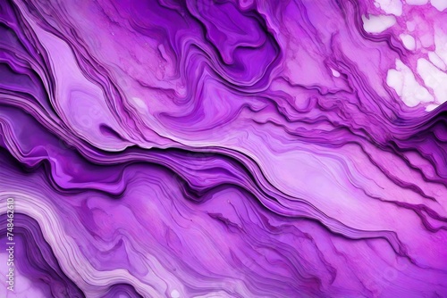 Abstract purple paint background with marble pattern.