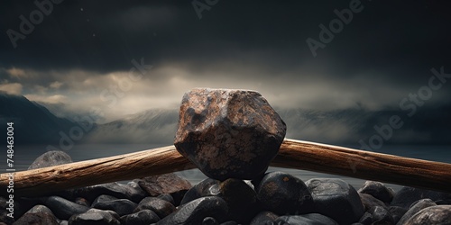 Natural stone background that symbolizes strength