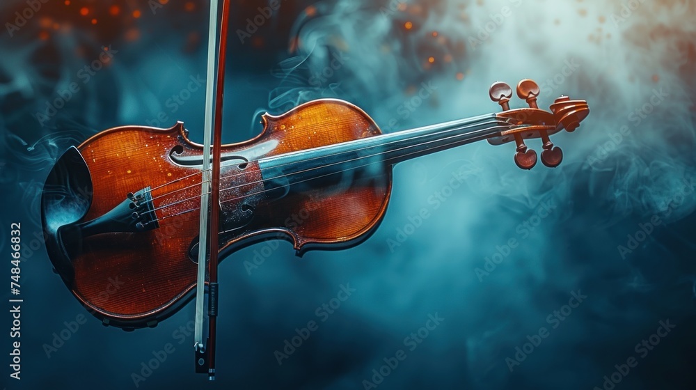 Fototapeta premium musician plays violin